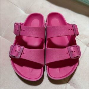 Birkenstock Girls Magenta Slides